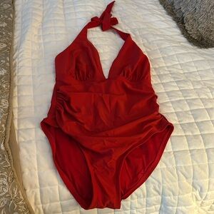 Tommy Hilfiger one piece bathing suit.